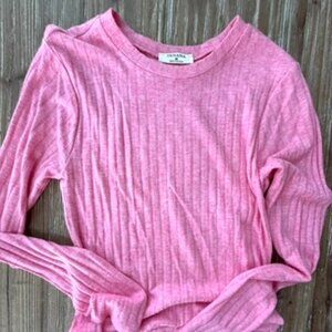Zenana Pink Sweater (S)